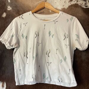 Miss me cropped graphic tee